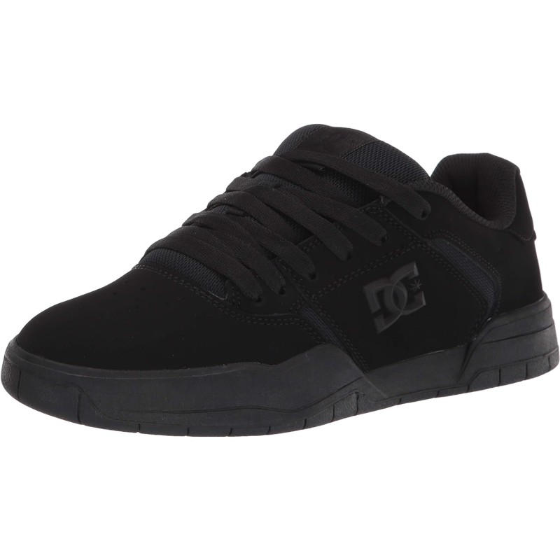 DC Men’s Central Casual Low Top Skate Shoe Sneaker(Black/Black) - DC Shoes